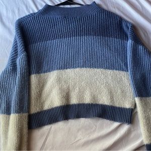 SHEIN blue knit sweater
